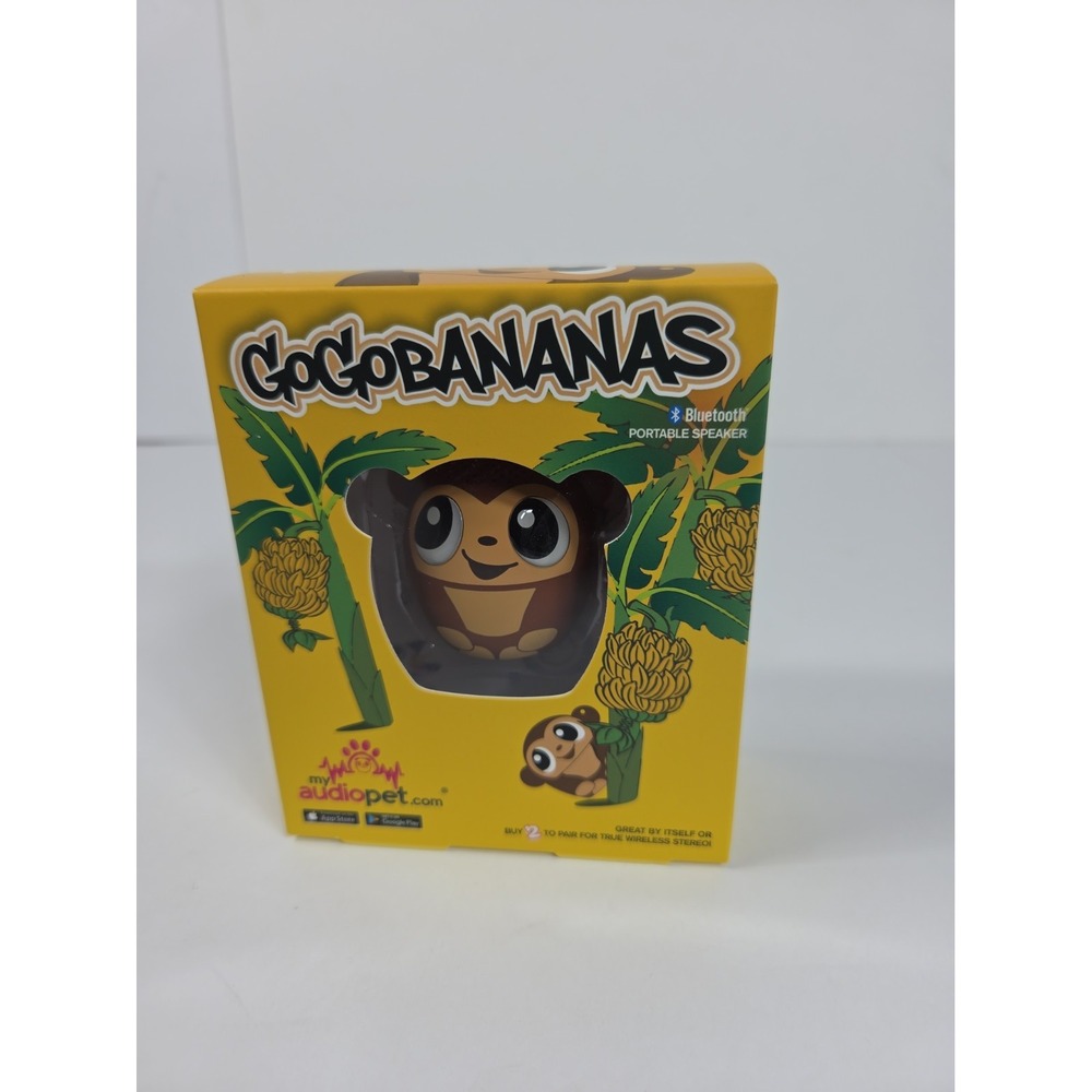 My Audio Pet GoGo Bananas Mini Audio Bluetooth Speaker NIB